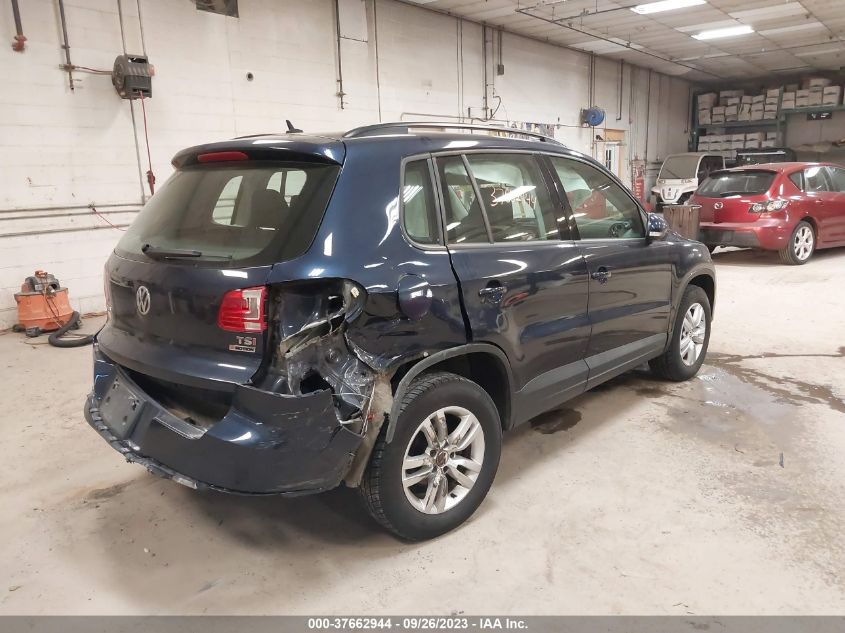 2016 VOLKSWAGEN TIGUAN S - WVGBV7AX9GW603854