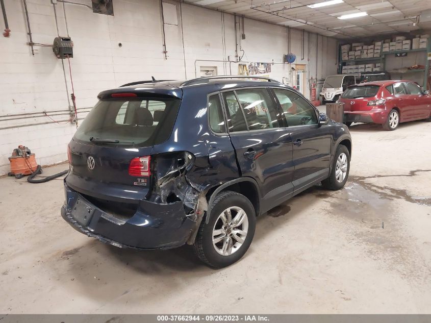 2016 VOLKSWAGEN TIGUAN S - WVGBV7AX9GW603854