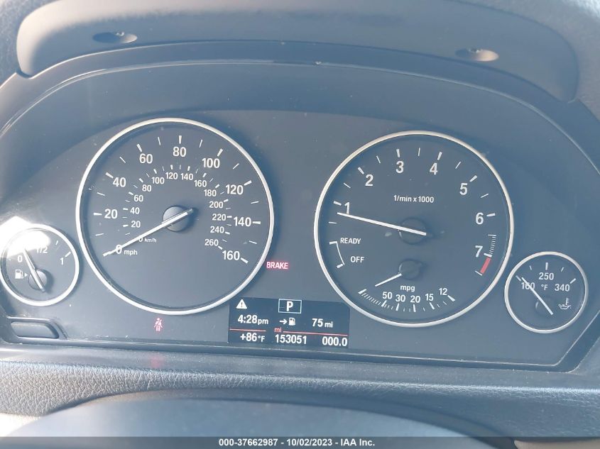 2014 BMW 320I XDRIVE WBA3C3C53EF983268
