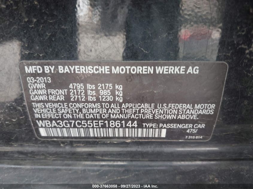 2014 BMW 328I XDRIVE - WBA3G7C55EF186144