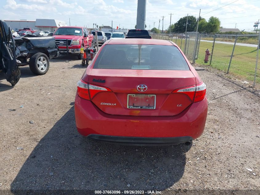 2014 TOYOTA COROLLA L/LE/S/S PLUS/LE PLUS - 5YFBURHE4EP019763