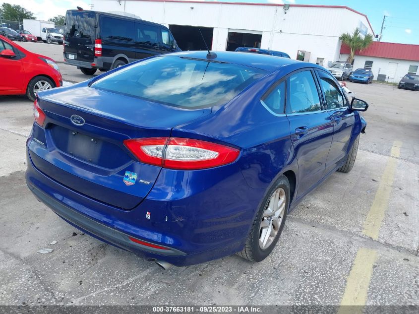 2015 FORD FUSION SE - 1FA6P0H74F5113572