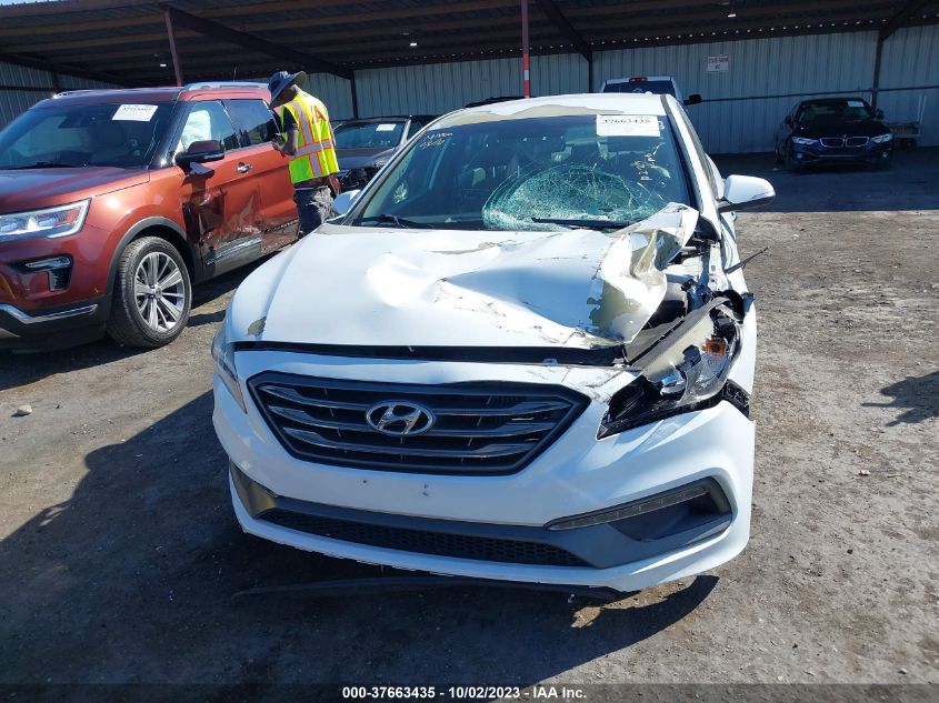 2015 HYUNDAI SONATA 2.0T SPORT - 5NPE34AB3FH077672