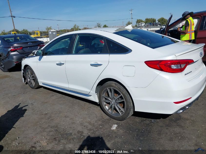 2015 HYUNDAI SONATA 2.0T SPORT - 5NPE34AB3FH077672