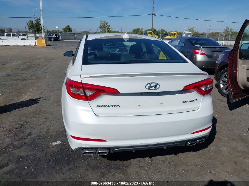 2015 HYUNDAI SONATA 2.0T SPORT - 5NPE34AB3FH077672