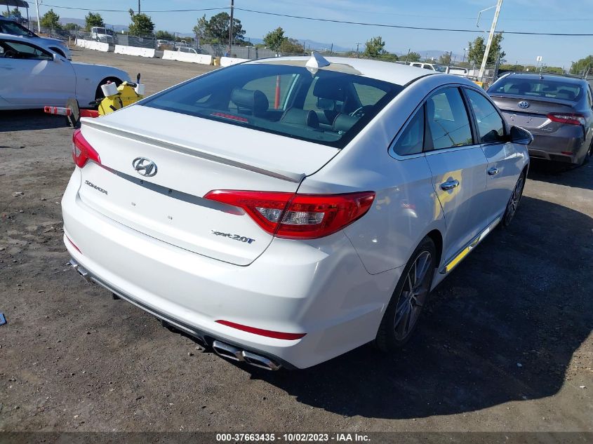 2015 HYUNDAI SONATA 2.0T SPORT - 5NPE34AB3FH077672