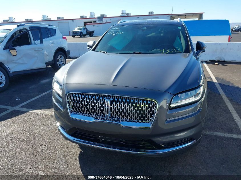 VIN 2LMPJ6K92MBL01948 2021 LINCOLN NAUTILUS RESERVE