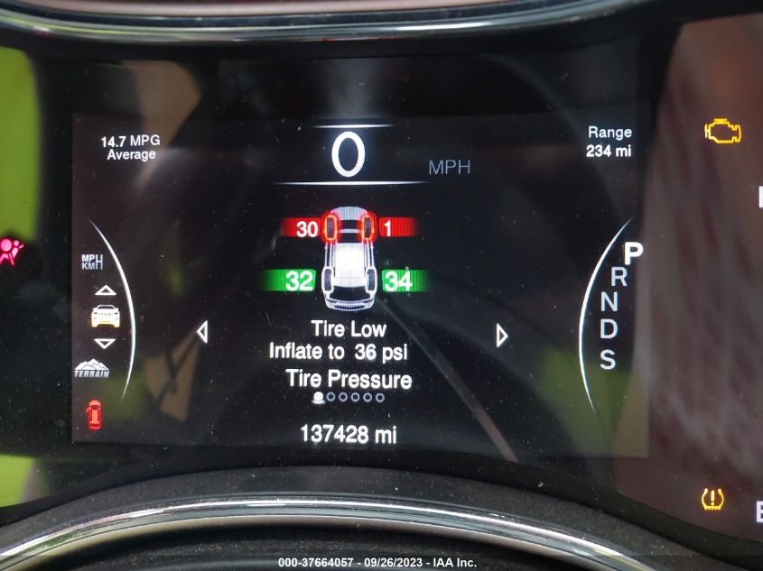 2014 JEEP GRAND CHEROKEE LIMITED - 1C4RJFBGXEC379550