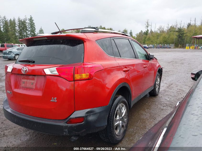 2014 TOYOTA RAV4 LE - 2T3BFREV6EW196366