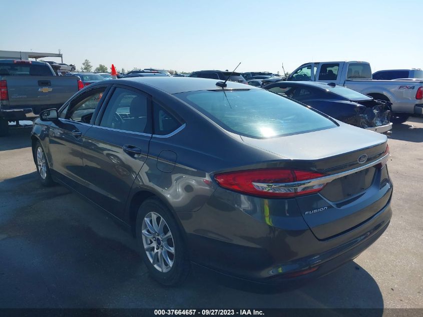 2017 FORD FUSION S - 3FA6P0G7XHR186740