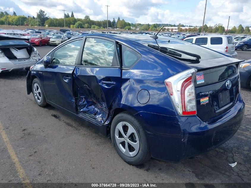 2013 TOYOTA PRIUS ONE/TWO/THREE/FOUR/FIVE - JTDKN3DU4D1728428