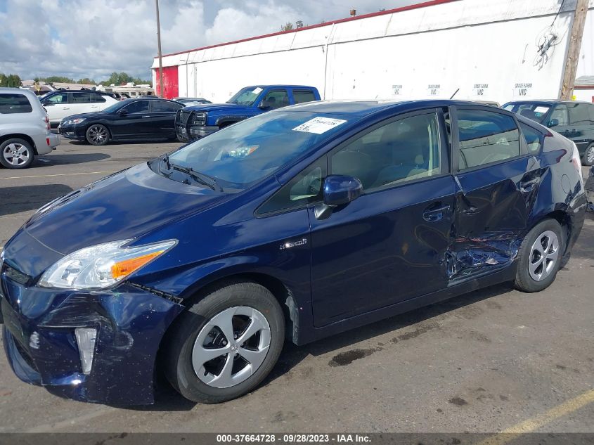 2013 TOYOTA PRIUS ONE/TWO/THREE/FOUR/FIVE - JTDKN3DU4D1728428