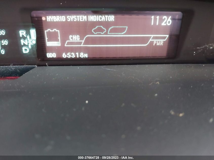2013 TOYOTA PRIUS ONE/TWO/THREE/FOUR/FIVE - JTDKN3DU4D1728428