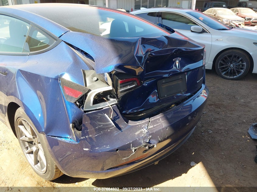 VIN 5YJ3E1EB2NF166639 2022 TESLA MODEL 3 LONG RANGE