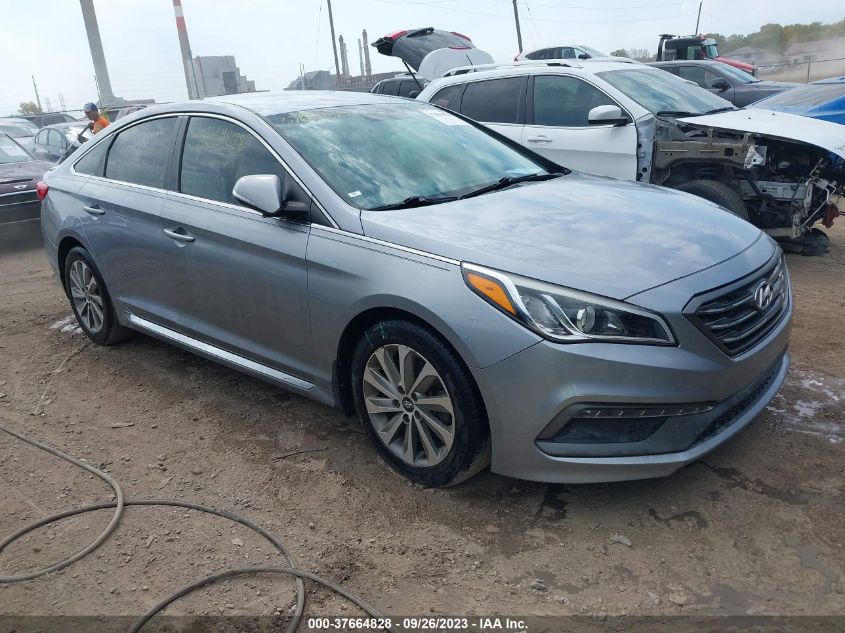 2015 HYUNDAI SONATA 2.4L SPORT - 5NPE34AFXFH210575