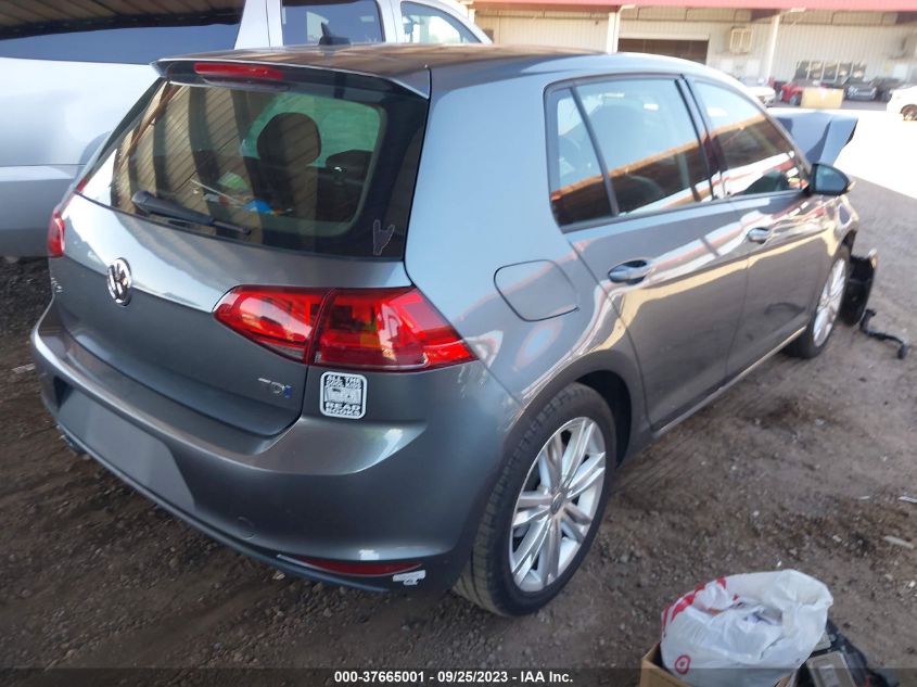 2015 VOLKSWAGEN GOLF TDI SE - 3VWRA7AU3FM046312