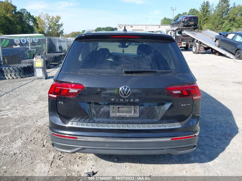 2022 VOLKSWAGEN TIGUAN SE - 3VV2B7AX0NM130499