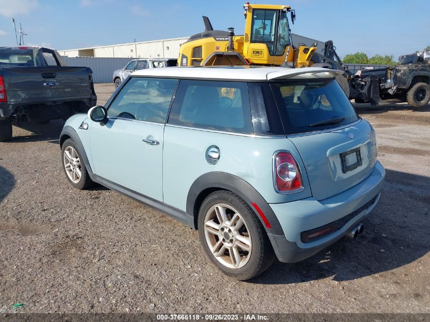 2013 MINI COOPER HARDTOP S WMWSV3C51DT393253