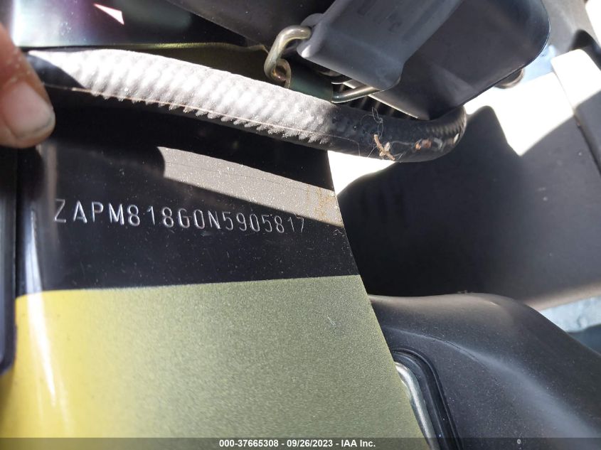 2022 VESPA PRIMAVERA/SPRINT 150 ZAPM818G0N5905817