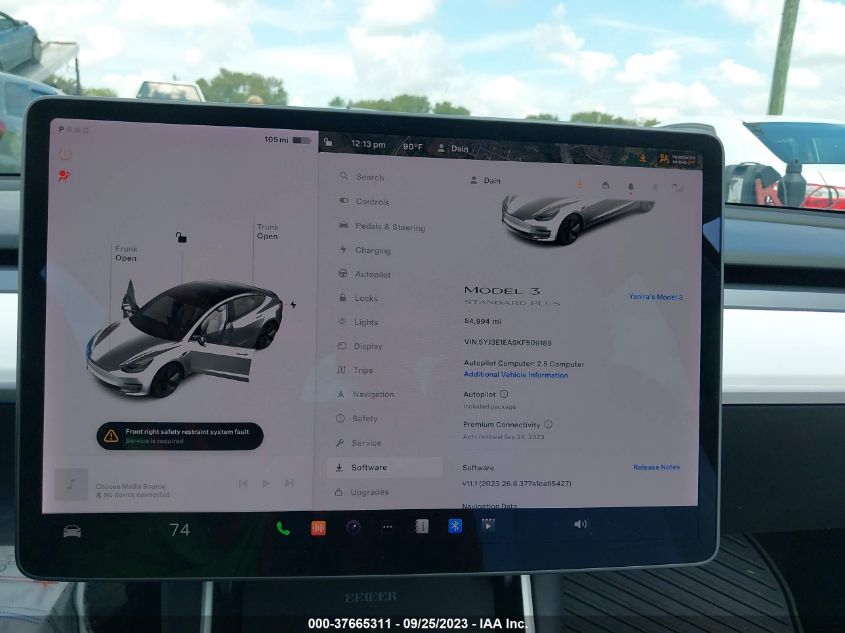 2019 TESLA MODEL 3 RANGE - 5YJ3E1EA9KF509188
