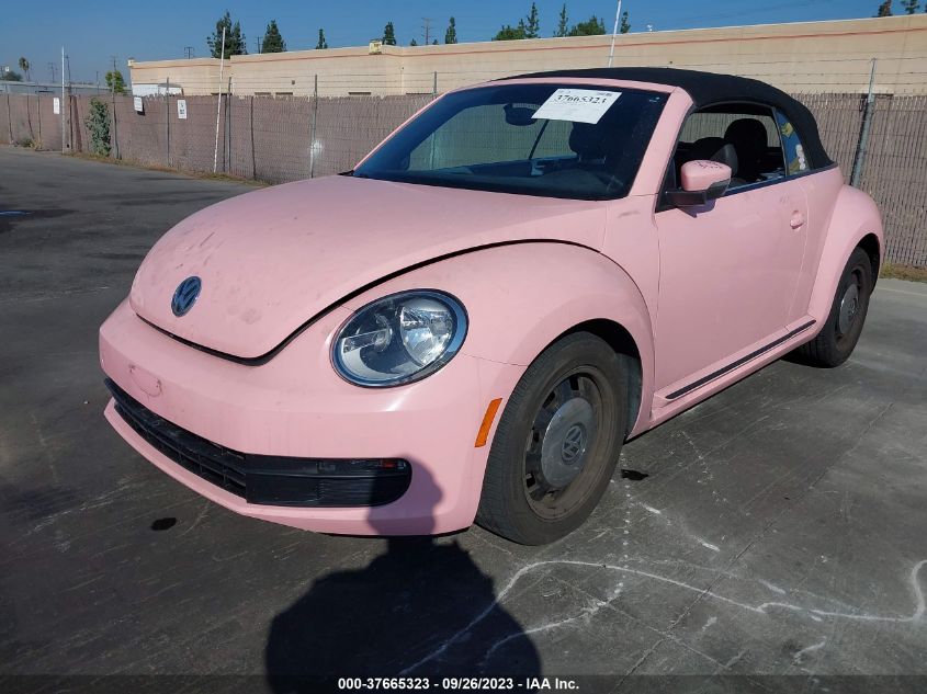 2013 VOLKSWAGEN BEETLE CONVERTIBLE 2.5L 3VW5P7AT3DM820432