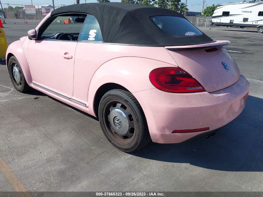 2013 VOLKSWAGEN BEETLE CONVERTIBLE 2.5L 3VW5P7AT3DM820432