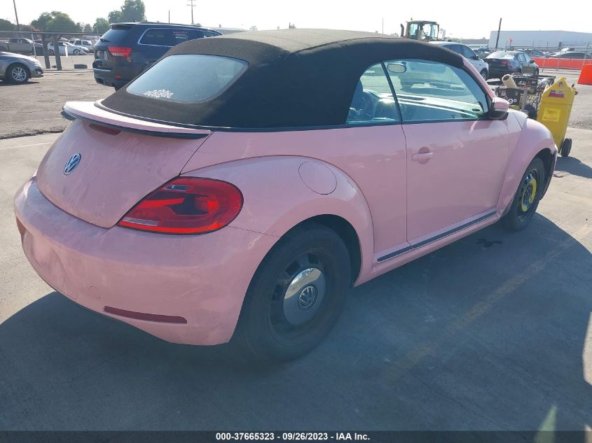 2013 VOLKSWAGEN BEETLE CONVERTIBLE 2.5L 3VW5P7AT3DM820432
