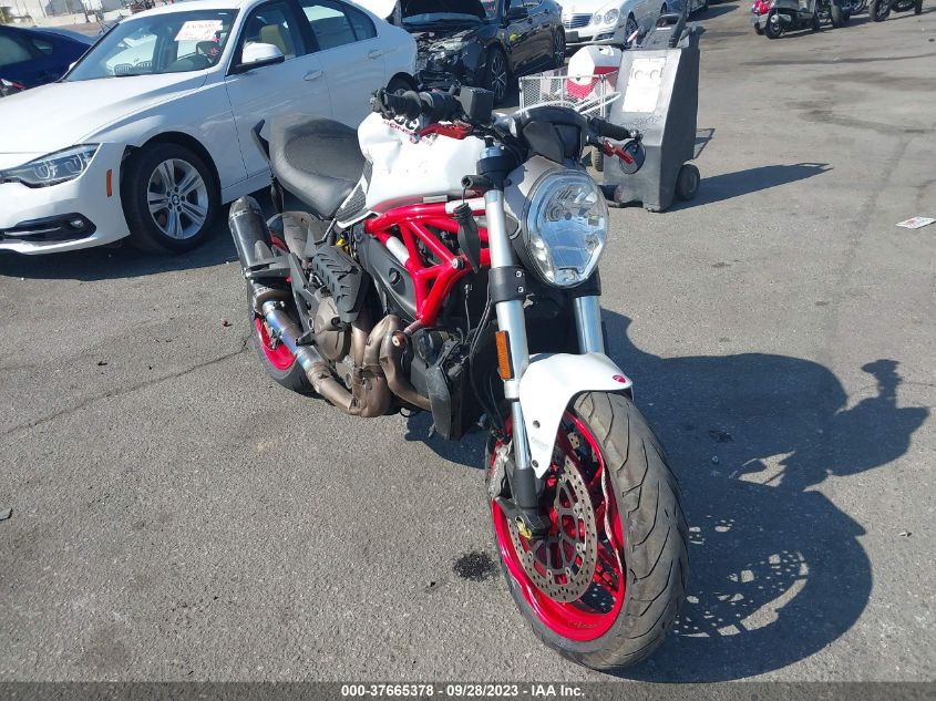2016 DUCATI MONSTER 821 - ZDM1RBTS4GB017518