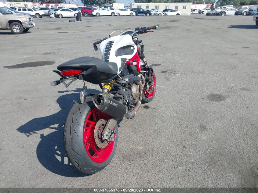 2016 DUCATI MONSTER 821 ZDM1RBTS4GB017518
