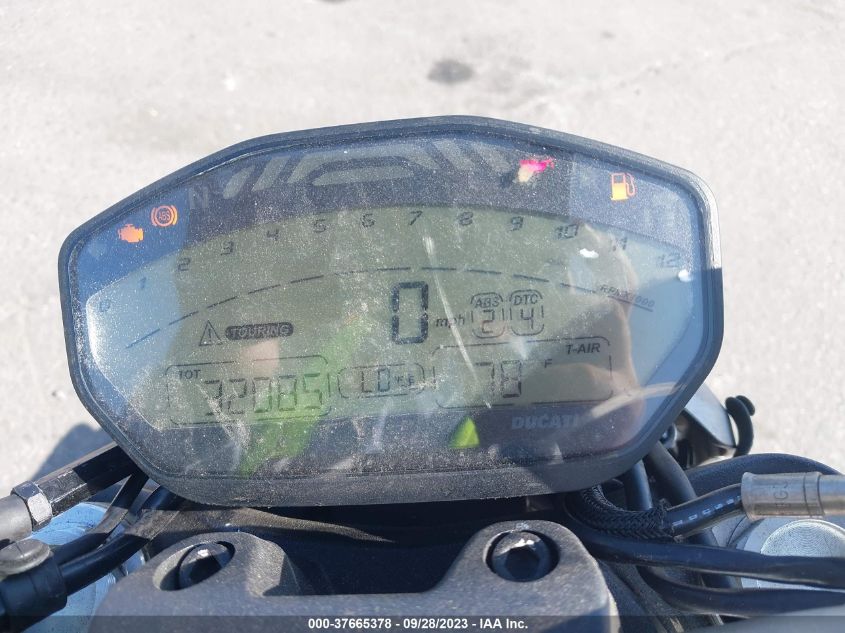 2016 DUCATI MONSTER 821 ZDM1RBTS4GB017518