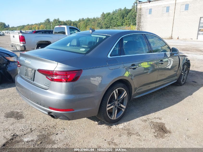 2018 AUDI A4 PREMIUM PLUS - WAUENAF42JA028091