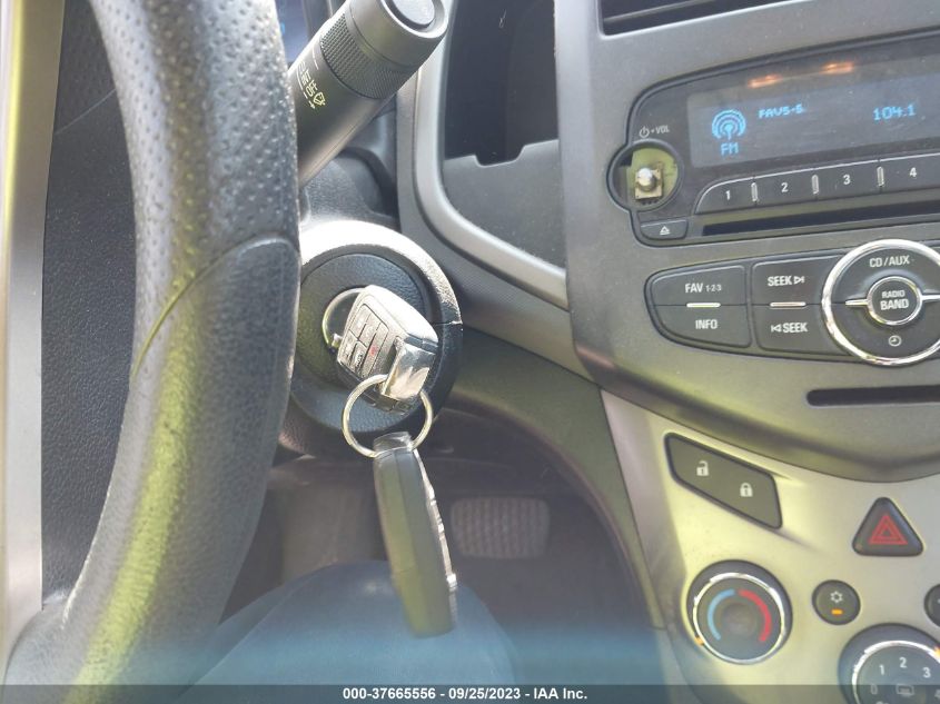 2013 CHEVROLET SONIC LT - 1G1JC5SH6D4118038