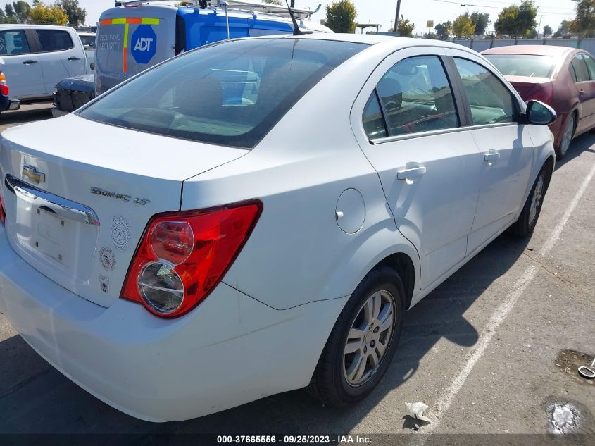 2013 CHEVROLET SONIC LT - 1G1JC5SH6D4118038