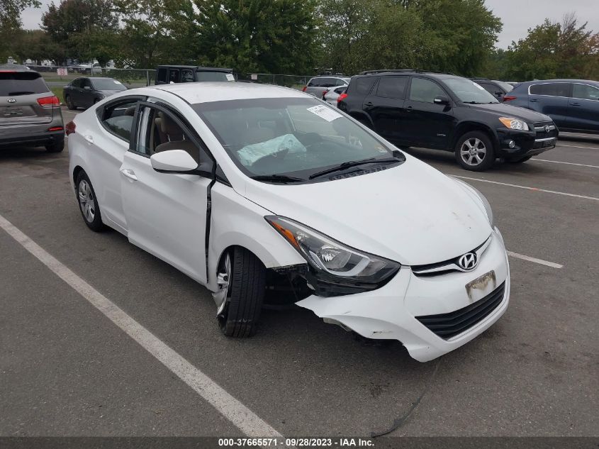 2016 HYUNDAI ELANTRA SE - 5NPDH4AE2GH765865