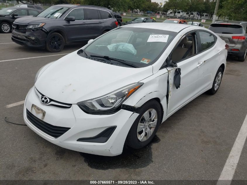 2016 HYUNDAI ELANTRA SE - 5NPDH4AE2GH765865