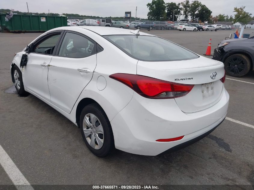 2016 HYUNDAI ELANTRA SE - 5NPDH4AE2GH765865