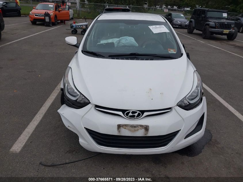 2016 HYUNDAI ELANTRA SE - 5NPDH4AE2GH765865