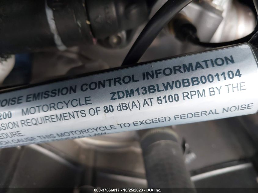 2011 DUCATI DIAVEL - ZDM13BLW0BB001104