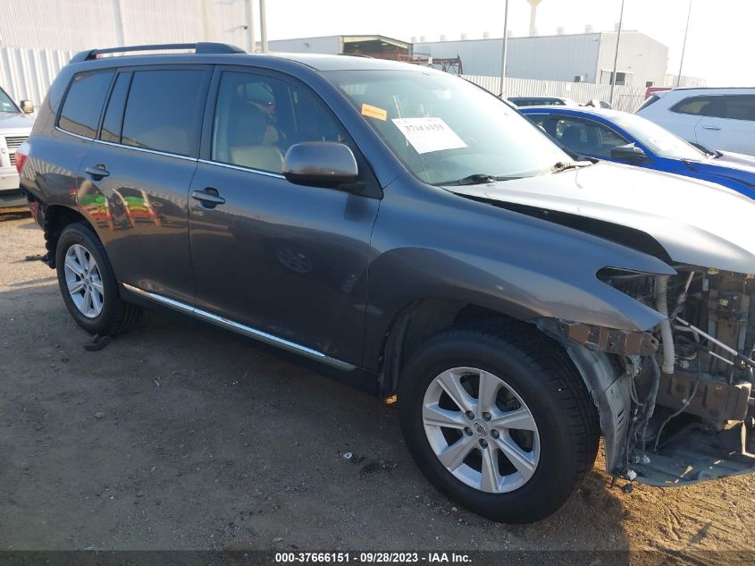 2013 TOYOTA HIGHLANDER - 5TDZK3EH6DS117344