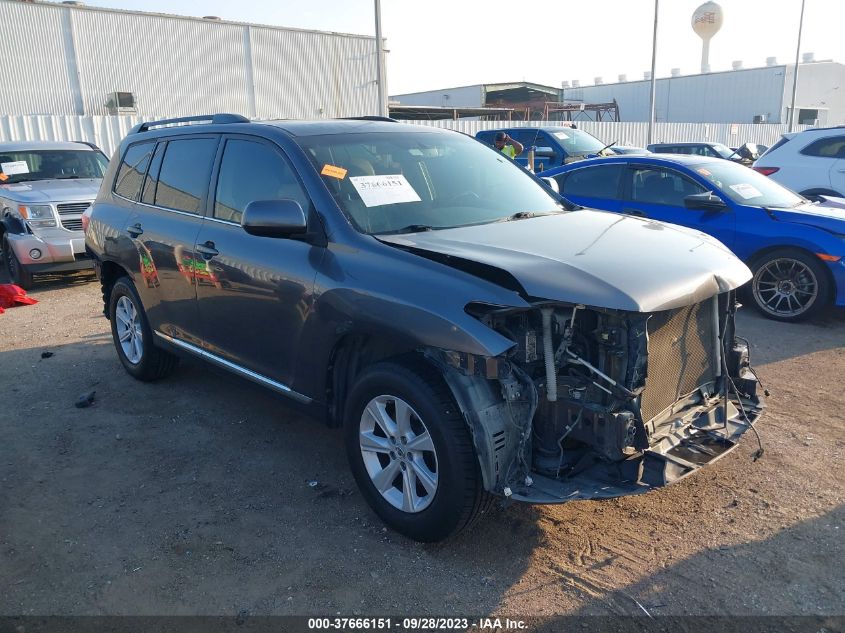 2013 TOYOTA HIGHLANDER - 5TDZK3EH6DS117344