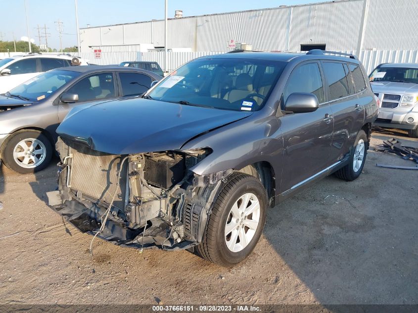 2013 TOYOTA HIGHLANDER - 5TDZK3EH6DS117344