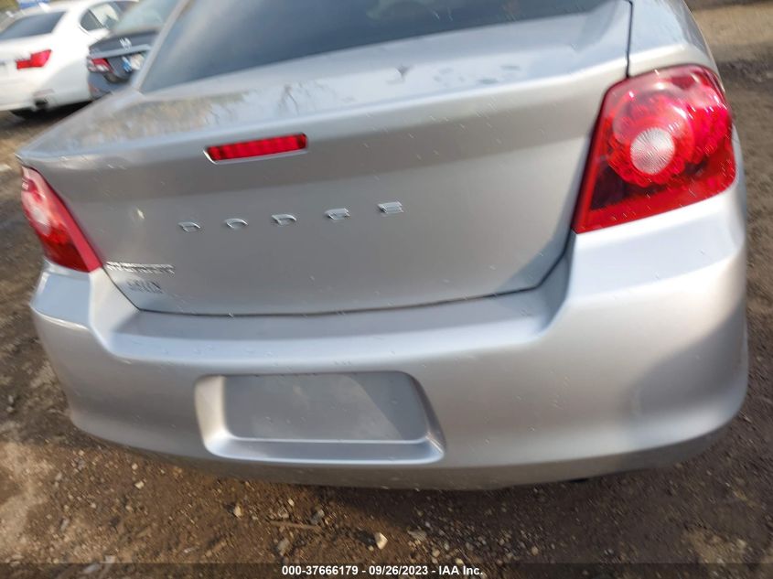 2013 DODGE AVENGER SE - 1C3CDZAB7DN540478