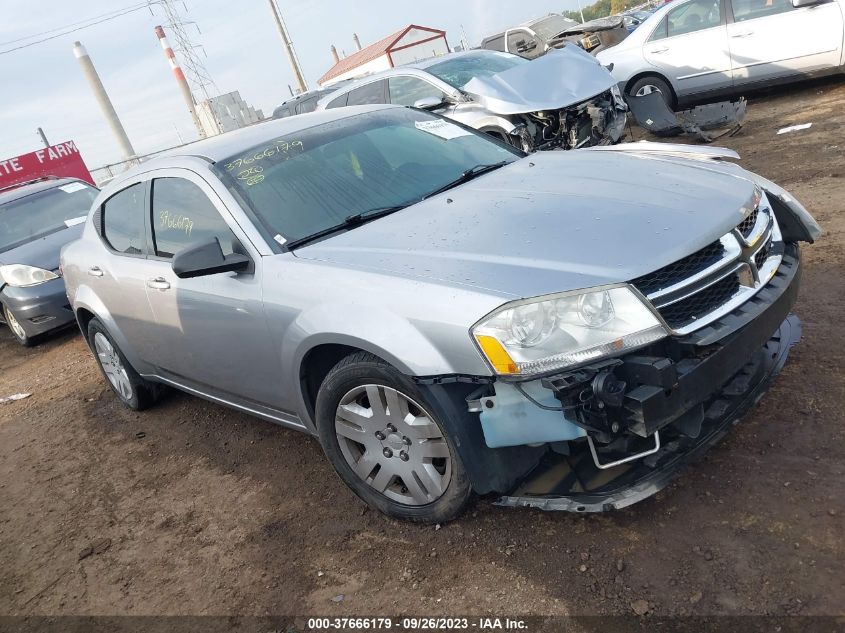 2013 DODGE AVENGER SE - 1C3CDZAB7DN540478