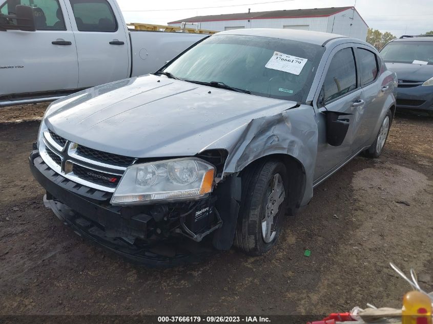 2013 DODGE AVENGER SE - 1C3CDZAB7DN540478