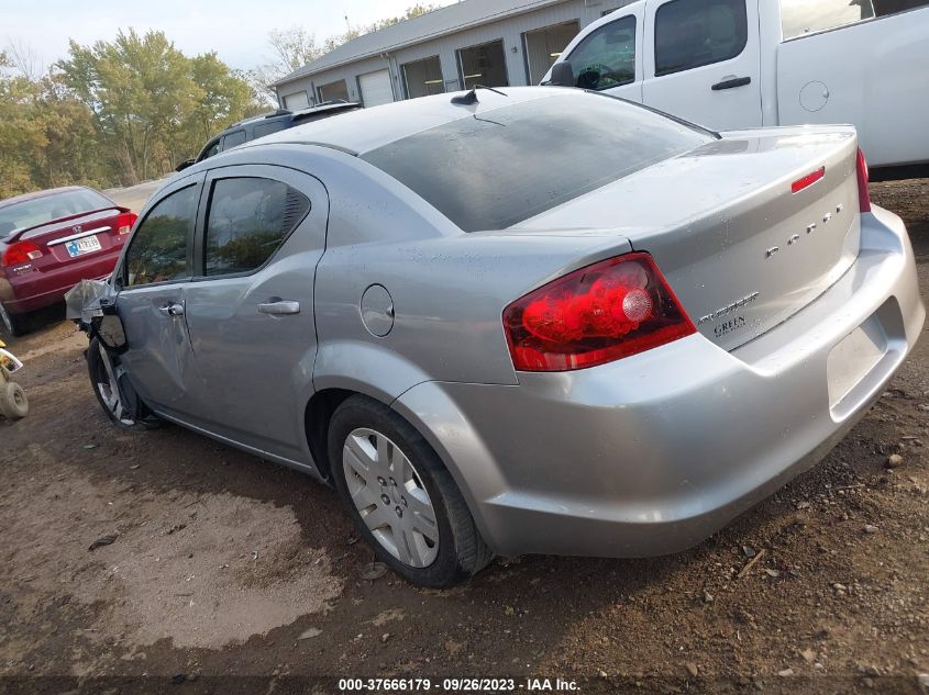 2013 DODGE AVENGER SE - 1C3CDZAB7DN540478