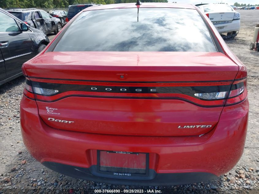 2013 DODGE DART LIMITED - 1C3CDFCA8DD293951