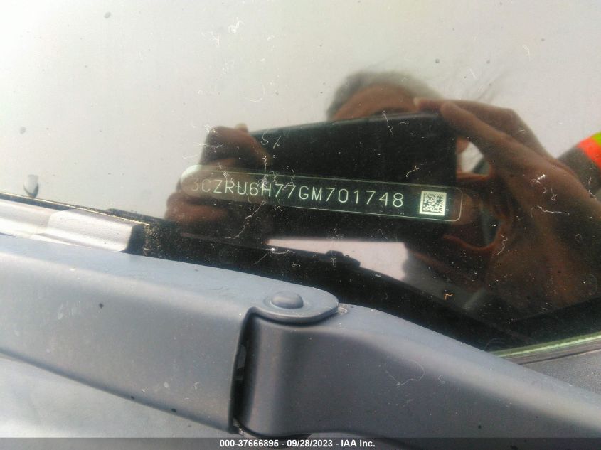 2016 HONDA HR-V EX-L W/NAVI - 3CZRU6H77GM701748