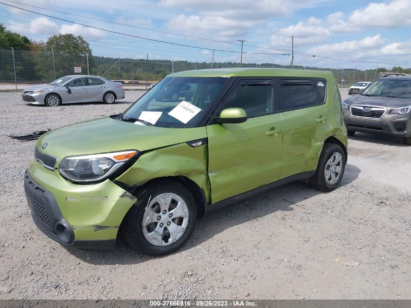 2014 KIA SOUL BASE - KNDJN2A2XE7739263