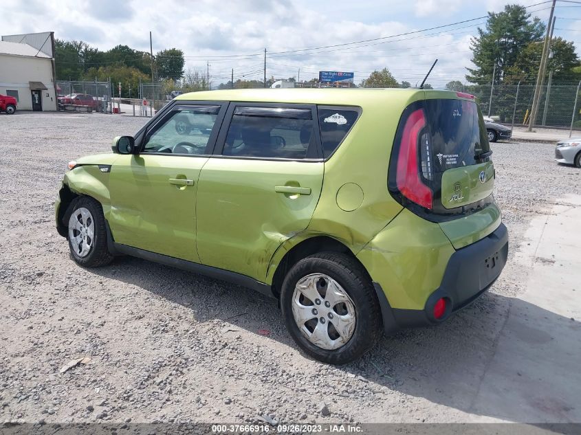 2014 KIA SOUL BASE - KNDJN2A2XE7739263
