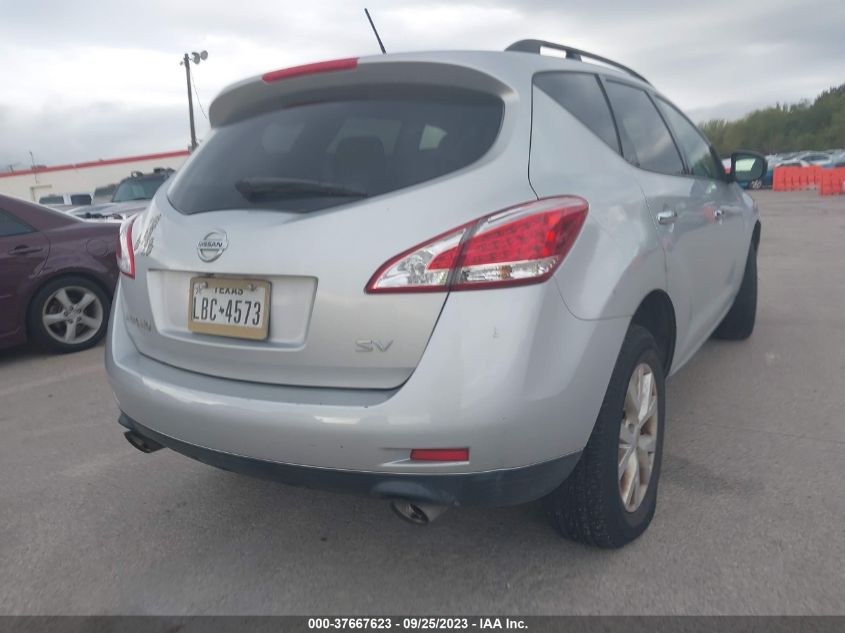 2014 NISSAN MURANO SV - JN8AZ1MU3EW419871